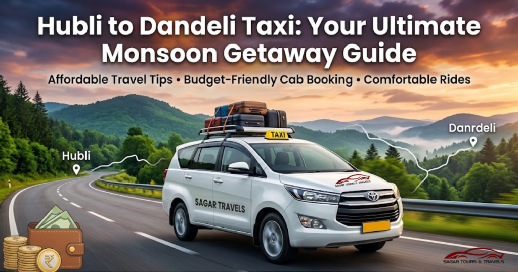 Hubli to Dandeli taxi, Dandeli monsoon trip, Dandeli jungle safari, outstation cab Hubli, weekend getaway Karnataka, safe driving monsoon,best car rental in Hubli, Sagar Travels, safe taxi Hubli, reliable cab service, local taxi Hubli, 24/7 car rental,Hubli airport taxi service, HBX airport transfer, airport pickup Hubli, reliable cab Hubli, timely taxi service, Hubli airport drops,best taxi service in hubli,taxi service near me , car rental in hubli,car rental in hubli with driver,hubli taxi service,hubli cab service, hubli car rental,car rental hubli,car travels in hubli,hubli cab service, taxi in hubli,self drive cars in hubli,best car rental in hubli,hubli car rental with driver, self drive car rental in hubli